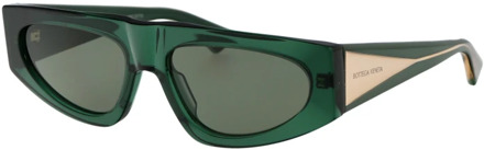 Bottega Veneta Stijlvolle zonnebril Bv1277S Bottega Veneta , Green , Dames - 57 MM