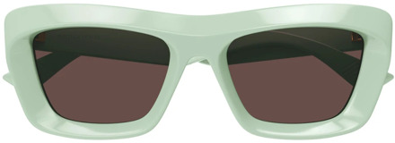 Bottega Veneta Sunglasses Bottega Veneta , Green , Dames - 53 MM