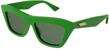 Bottega Veneta Sunglasses Bottega Veneta , Green , Dames - 55 MM