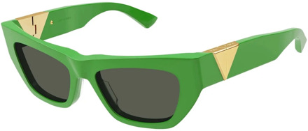 Bottega Veneta Sunglasses Bottega Veneta , Green , Dames - ONE Size,55 MM