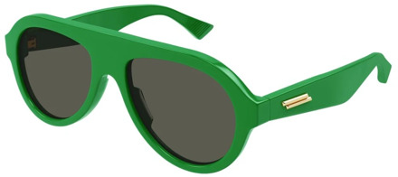 Bottega Veneta Sunglasses Bottega Veneta , Green , Unisex - 55 MM