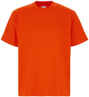 Bottega Veneta T-Shirts Bottega Veneta , Orange , Heren - Xl,L,M,S