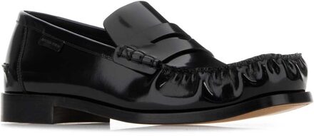 Bottega Veneta Zwarte Leren Truman Instappers - EU 40