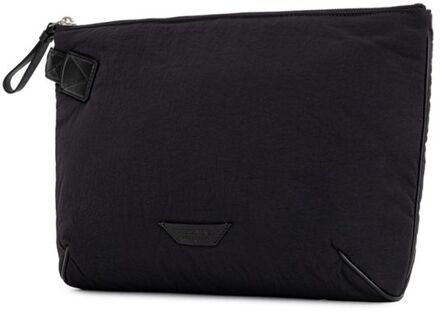 Bottega Veneta Zwarte Nylon Clutch Tas - One Size