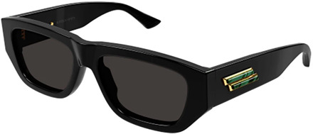 Bottega Veneta Zwarte zonnebril voor vrouwen Bottega Veneta , Black , Dames - 55 MM