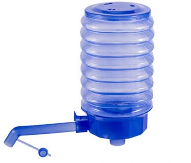 Bottled Drinking Water Hand Press Removable Tube Innovative Vacuum Action Manual Pump Dispenser blauw Classic stijl