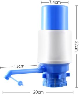 Bottled Drinking Water Hand Press Removable Tube Innovative Vacuum Action Manual Pump Dispenser blauw Upgrade