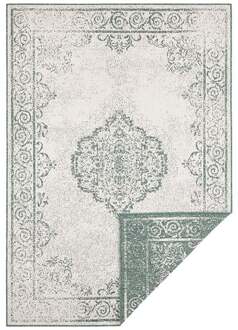 Bougari Vintage buitenvloerkleed Cebu - groen/crème 160x230 cm