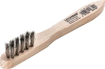 Bougieborstel | lengte 150 mm | 0,15 mm RVS-staaldraad golvend | 3-rijig | 1 stuk - 125231 125231