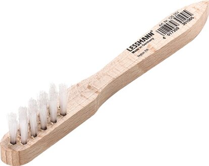 Bougieborstel | lengte 150 mm | 0,3 mm nylon PA glad | 3-rijig | 1 stuk - 125251 125251