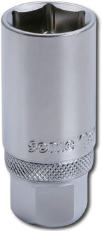 Bougiedop 3/8", met binnenclip 18mm