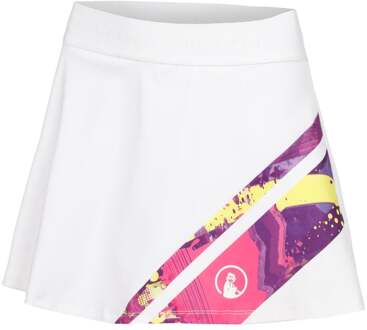 Bounce Rok Dames-Wit,Veelkleurig - XL