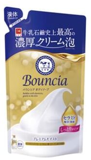 Bouncia Body Soap Premium Moist 340ml Refill