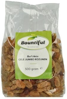 Bountiful Gele jumbo rozijnen - 500 gram - 750 ml