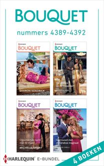 Bouquet e-bundel nummers 4389 - 4392 - Sharon Kendrick, Michelle Smart, Amanda Cinelli, Jadesola James - ebook