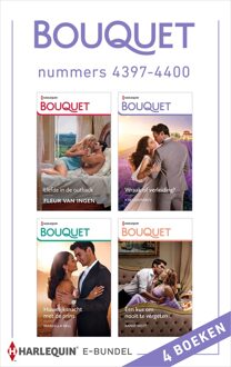 Bouquet e-bundel nummers 4397 - 4400 - Kim Lawrence, Annie West, Fleur van Ingen, Marcella Bell - ebook