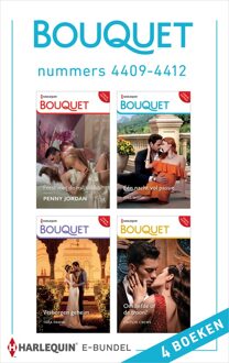 Bouquet e-bundel nummers 4409 - 4412 - Penny Jordan, Caitlin Crews, Tara Pammi, Joss Wood - ebook