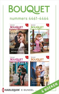 Bouquet e-bundel nummers 4461 - 4464 - Maya Blake, Michelle Smart, Joss Wood, Jackie Ashenden - ebook