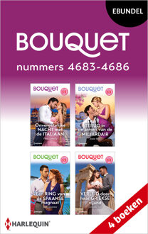 Bouquet e-bundel nummers 4683 - 4686 -  Annie West (ISBN: 9789402579024)