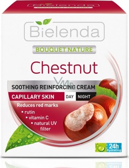 Bouquet Nature Soothing Strengthening Cream For Capillary Complexion Day/Night Chestnut 50Ml