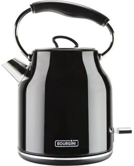 Bourgini Nostalgic Water Kettle Deluxe Zwart