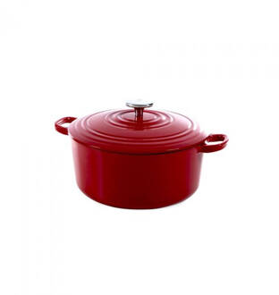 Bourgogne Braadpan Ø 26 cm - Chili Red Rood