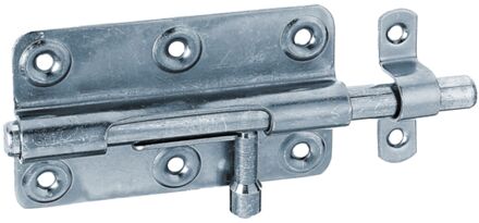 Boutgrendel - Blauw Verzinkt Staal - 100x145 Mm