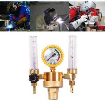 Boutique Controle Gas Regulator Dual Flowmeter Voor Professionele Lassen Productie Snijden Luchtcompressor