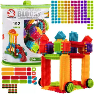Bouwblokken - 192 stuks - multi color - ABS materiaal - constructies maken