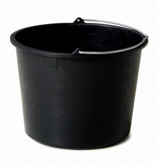 Bouwemmer - 20 liter - specie emmer - met maatverdeling - huishoudemmer