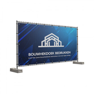 Bouwhekdoek bedrukken - opvallende promotie en omheining voor bouwplaatsen of events drukken