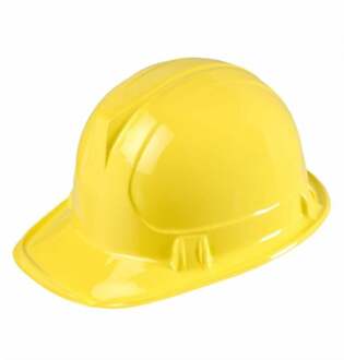 Bouwhelm pvc Geel - Beige - Creme