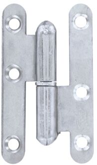 Bouwscharnier - Verzinkt Staal - 140x60 Mm
