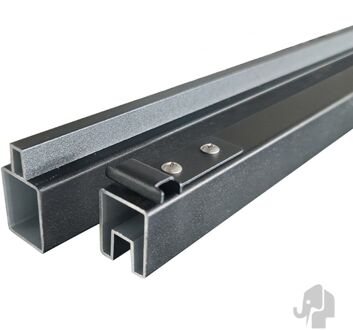 Boven- En Onderlegger Modular Match&mix Aluminium 180x2,5x2cm 2 Stuks