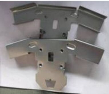 Bovenplaat Metaal Recht 20,2x10,6x1,5cm