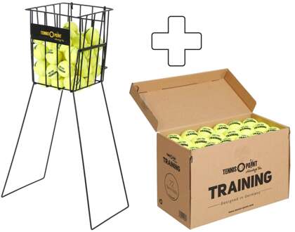 Box 72 stuks Training Plus ballenmand geel - nosize