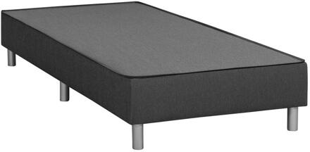 Box Alta - Donker - 90x200 Cm - Stof - Grijs