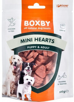 BOXBY Proline Puppy Boxby Mini Hearts - Hondensnacks - 100 g