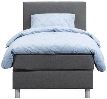 Boxcombinatie Alta 4-delig - Donker - 90x200 Cm - Stof - Grijs