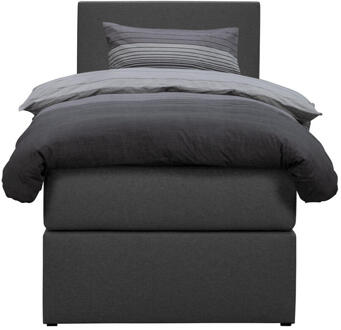 Boxcombinatie Orebro 4-delig - Antraciet - 90x200 Cm - Stof - Grijs