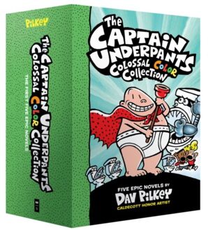 Boxed-Captain Underpants Co 5v - Captain Underpants - Dav Pilkey