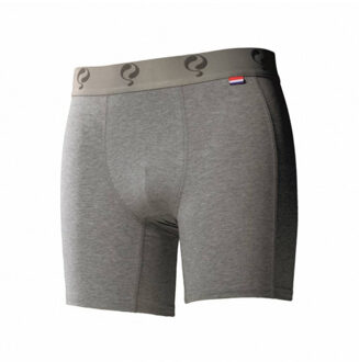 Boxer 2-pack white / grey Wit - S