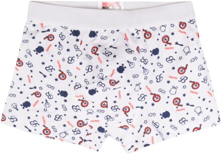 Boxer jongen met prints BLU / 3T