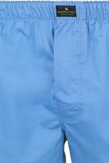 Boxer Mid Blue Poplin Blauw - L,M,S
