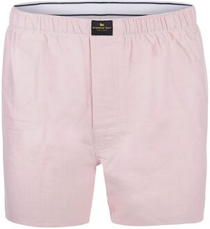 Boxer Roze Oxford - L,S