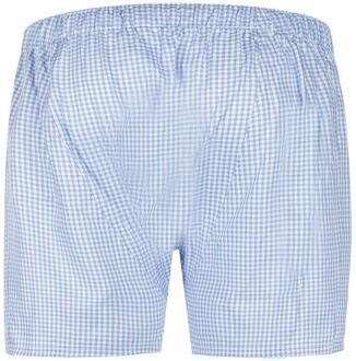 Boxer Vichy Blauw Lichtblauw - S