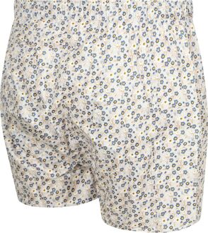 Boxershort Bloem Grijs Multicolour - L,M,XL,XXL