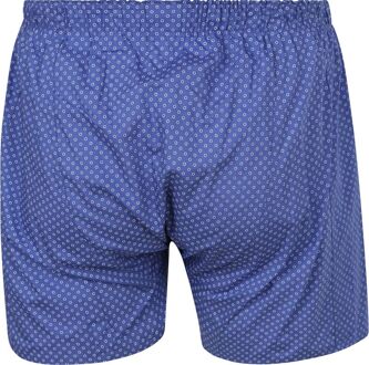 Boxershort Geoprint Blauw