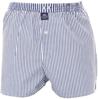 Boxershort Lichtblauw Streep Los 100% Katoen - XL