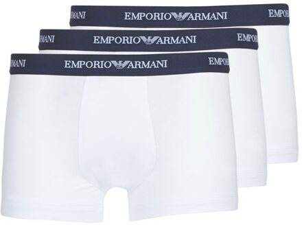 Boxershort - Maat M  - Mannen - wit/zwart